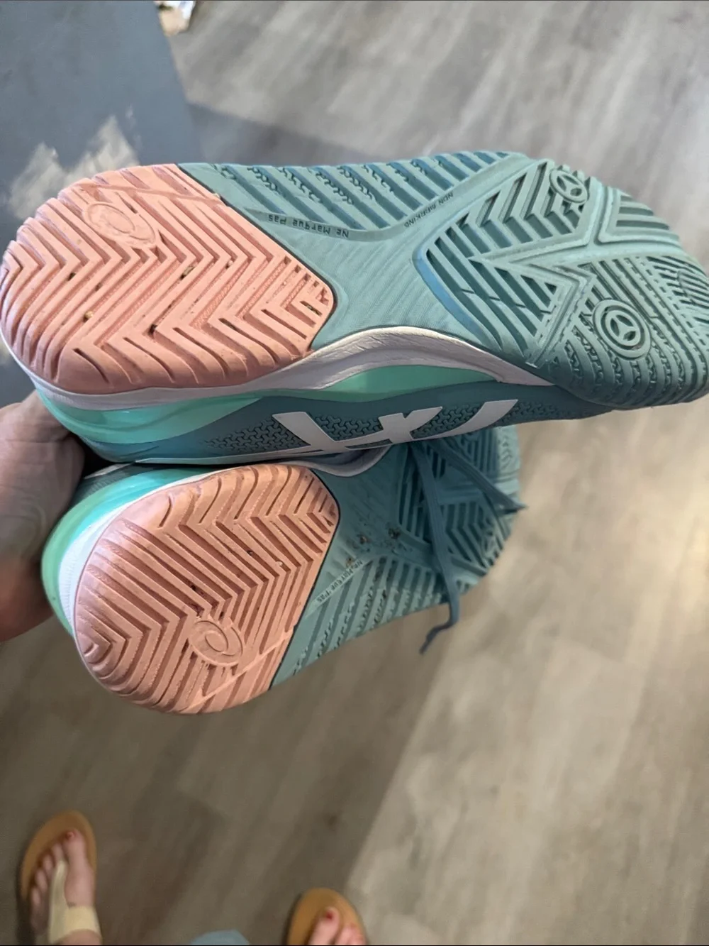 Asics Light Blue Women's Running Shoes with White Logo